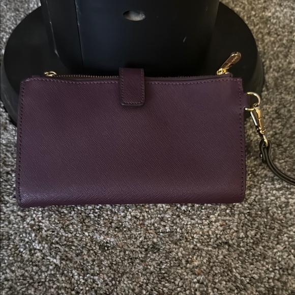 Michael Kors Purple Wristlet Clutch - Picture 2 of 4